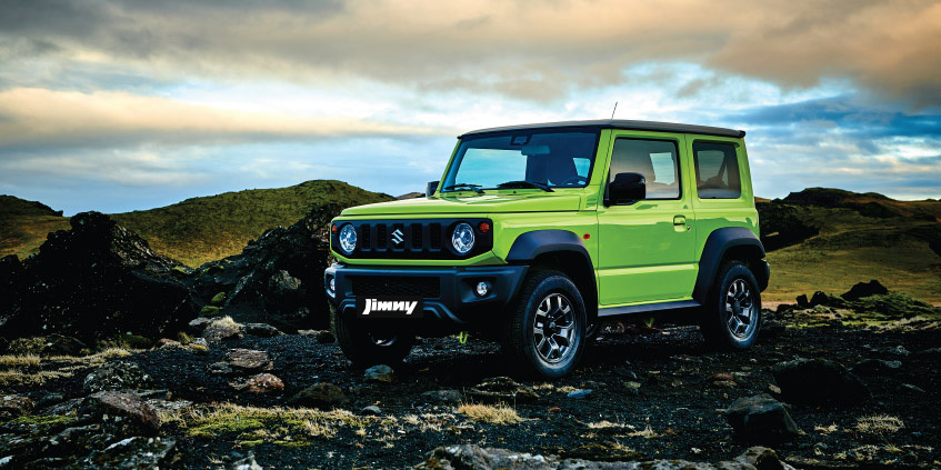 Suzuki Jimny 4x4 en terreno rocoso